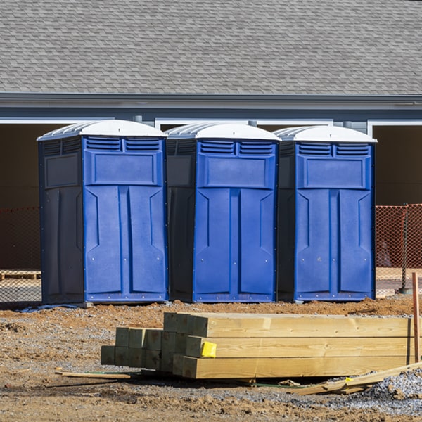 what is the expected delivery and pickup timeframe for the porta potties in Coleman Florida